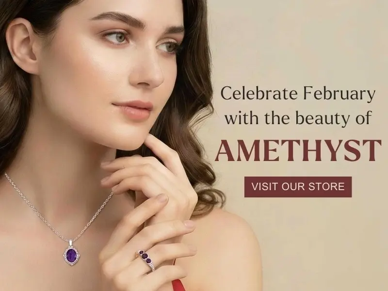 Amethyst February Birthstone at Concierge Jewelry Repair