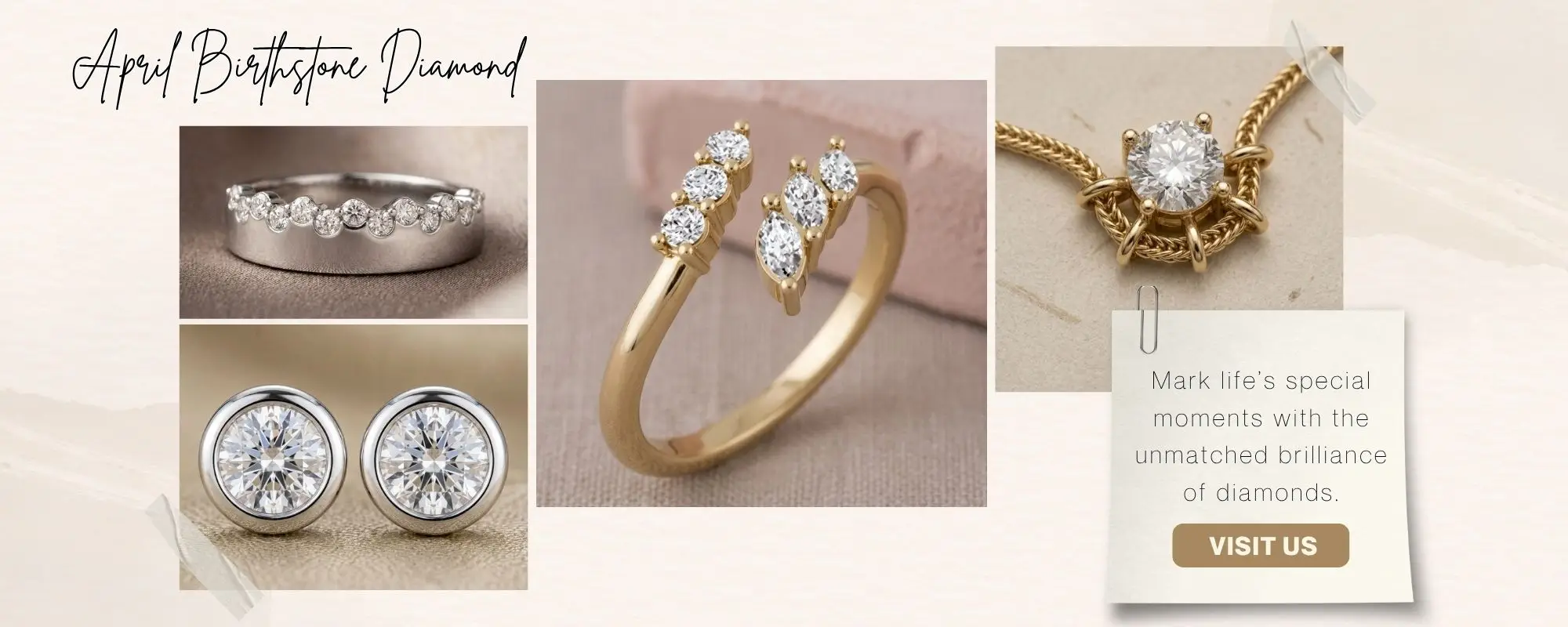 Concierge Jewelry Repair April Birthstone Collection