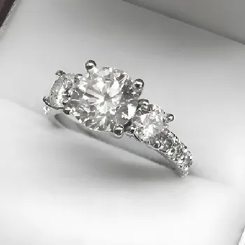 White GoldRings - view 2