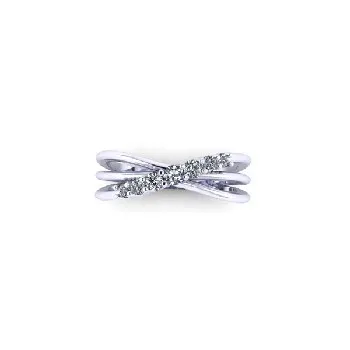 White GoldRings - view 2