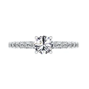 White GoldRings - view 3