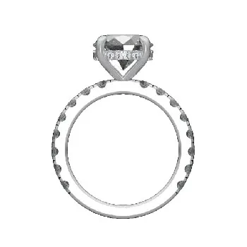 White GoldRings - view 1