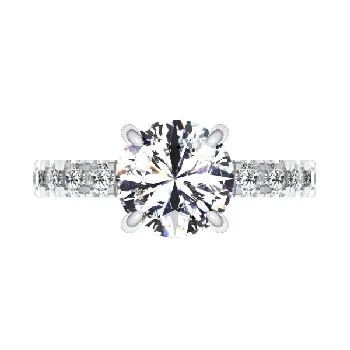 White GoldRings - view 3