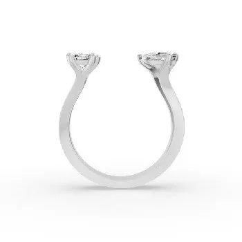 White GoldRings - view 2