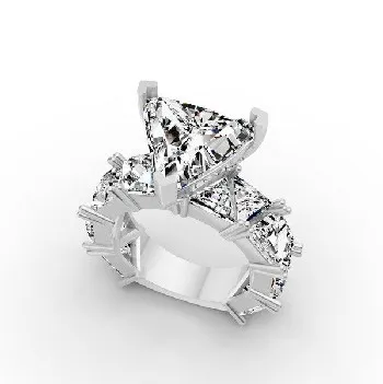 White GoldRings - view 1