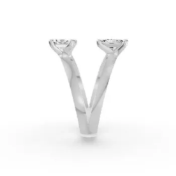 White GoldRings - view 3