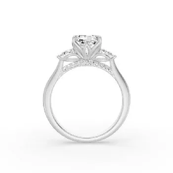 White GoldRings - view 1