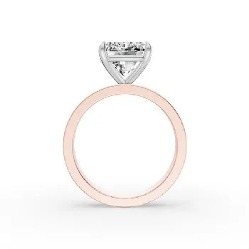 Rose and White GoldRings - view 2