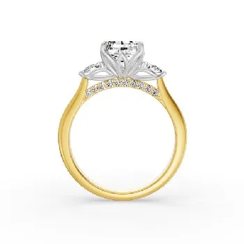 Yellow and White GoldRings - view 1