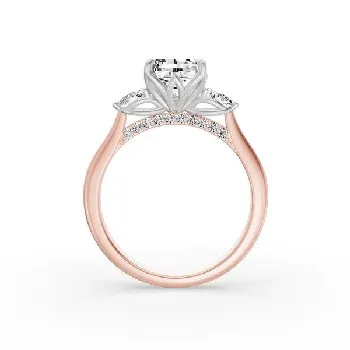 Rose and White GoldRings - view 1