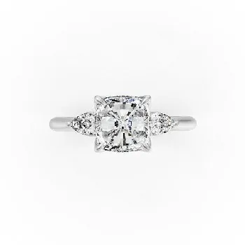 White GoldRings - view 2