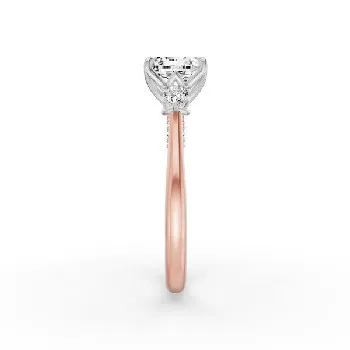 Rose and White GoldRings - view 3