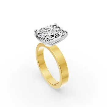 Yellow and White GoldRings - view 1