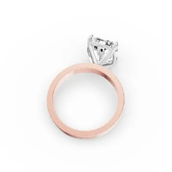 Rose and White GoldRings - view 4