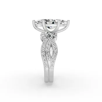 White GoldRings - view 2