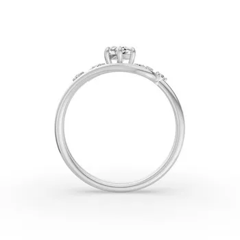 White GoldRings - view 3