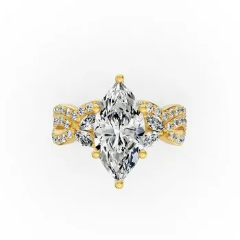 Yellow GoldRings - view 1