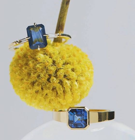 Sapphire Engagement Ring at Concierge Jewelry Repair